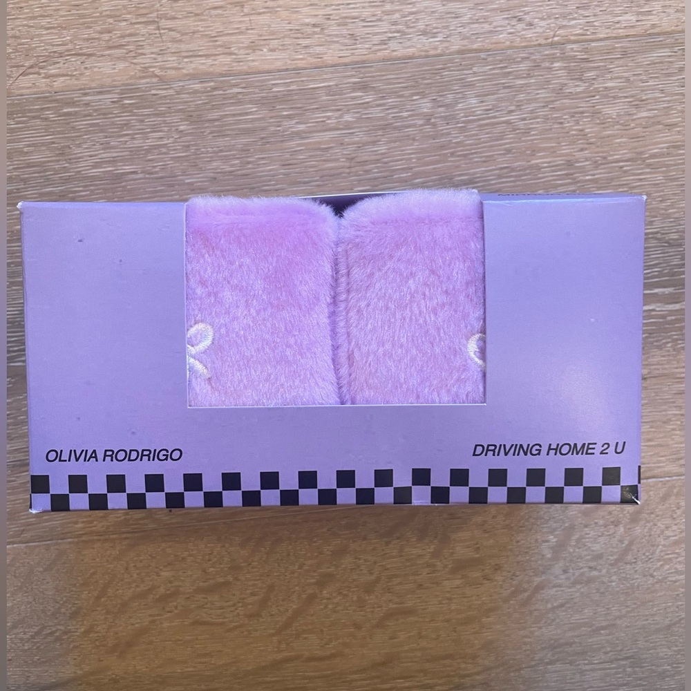 Olivia Rodrigo Purple Fuzzy Dice